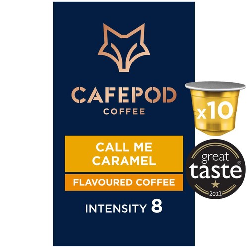 CafePod Call Me Caramel Nespresso Coffee Pods, 10 pods pack (Pack 3)