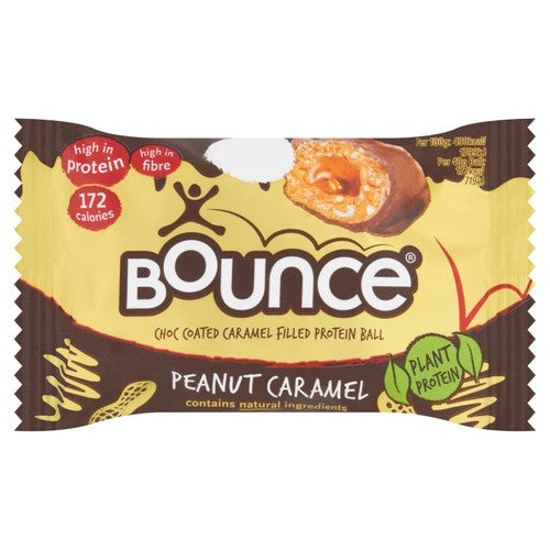 Bounce Dipped Peanut Caramel Protein Ball 40g (Pack of 3)