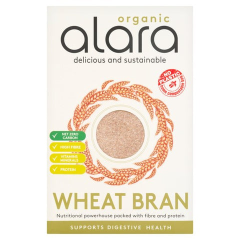 Alara Organic Wheat Bran 650g (Pack of 3)