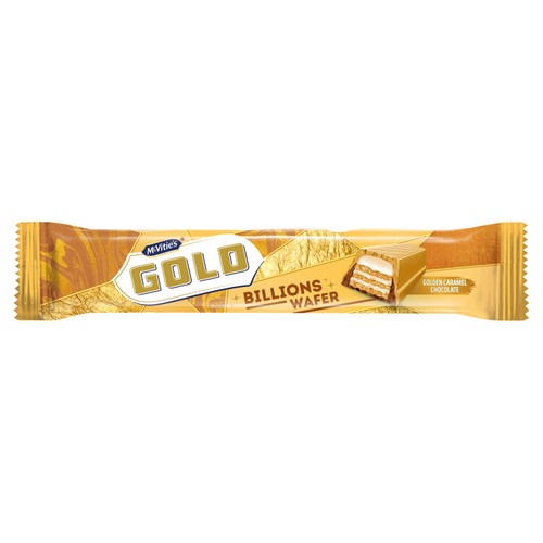 McVitie's Gold Billion Chocolate Wafer Bar 39g (Pack of 3)