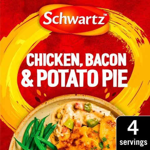 Schwartz Chicken Bacon & Potato Pie 35g (Pack of 2)