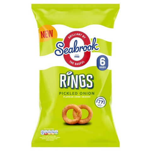 Seabrook Loaded Rings Pickled Onion 6 's (Pack of 2)