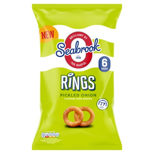 Seabrook Loaded Rings Pickled Onion 6 's (Pack of 2)