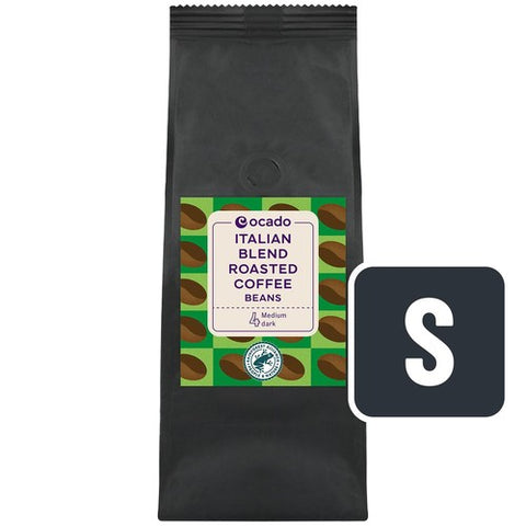 Ocado Italian Blend Roasted Coffee Beans 227g (Pack of 2)