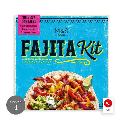 M&S Smoky BBQ Fajita Kit 553g (Pack of 2)
