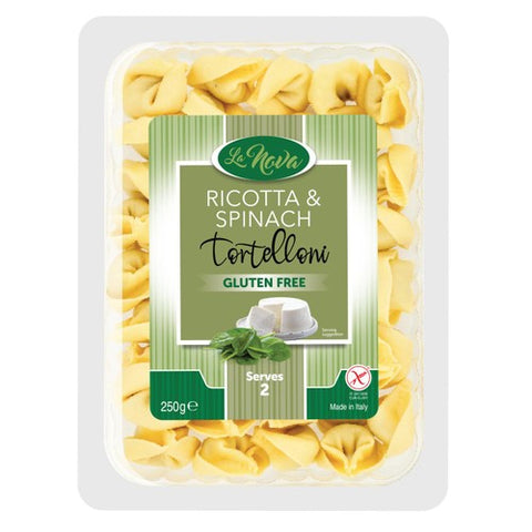 LaNova Gluten Free Ricotta & Spinach Tortelloni 250g (Pack of 3)