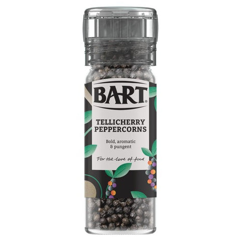 Bart Tellicherry Black Pepper Mill 44g (Pack of 2)