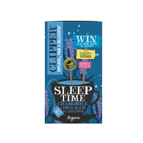 Sleep Time Organic Chamomile Lemon Balm & Lavender Tea Bags 20's (Pack of 3)