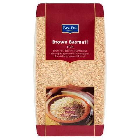 East End Brown Basmati Rice 2kg (Pack of 2)