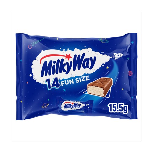 Milky Way Nougat & Milk Chocolate Funsize Snack Bars Multipack 227g (Pack of 3)