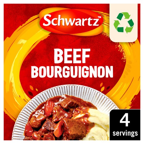 Schwartz Beef Bourguignon Recipe Mix 38g (Pack of 2)