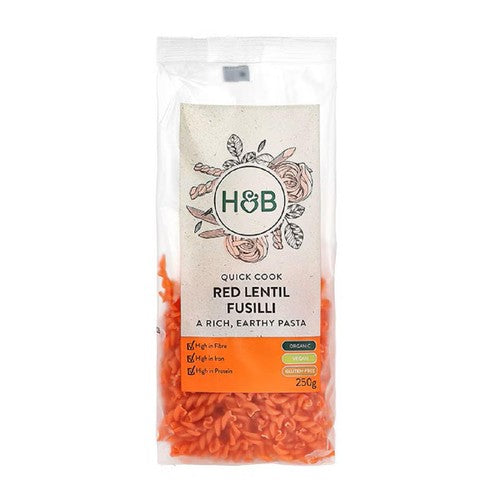 Holland & Barrett Red Lentil Fusilli 250g (Pack of 3)