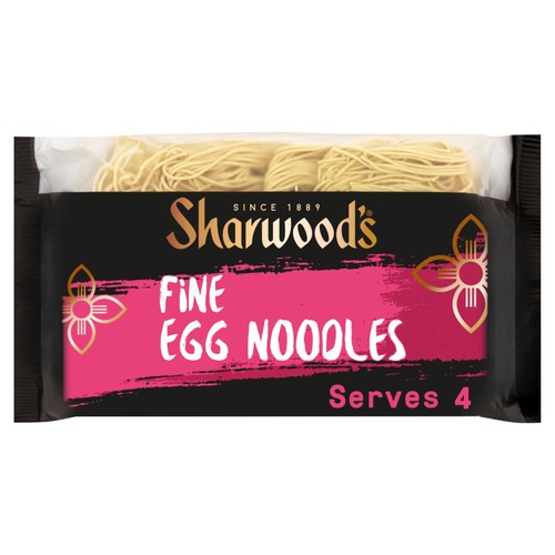 Sharwoods Fine Egg Noodles 226g (Pack of 3)
