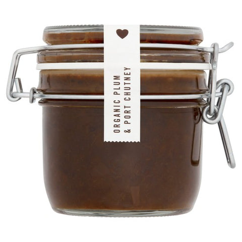 Daylesford Organic Plum & Port Chutney 220g (Pack of 2)