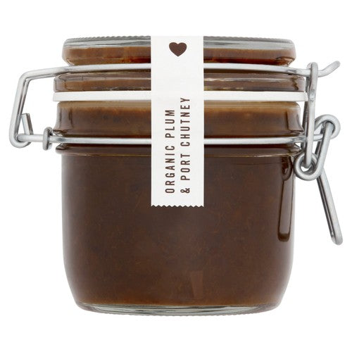 Daylesford Organic Plum & Port Chutney 220g (Pack of 2)