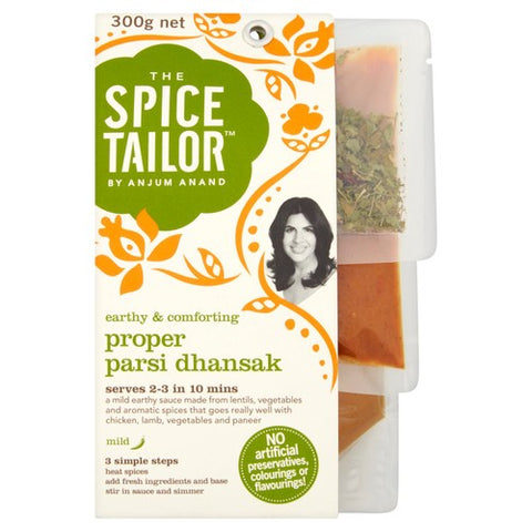 The Spice Tailor Parsi Dhansak Lentil Indian Curry Meal Kit 300g (Pack of 2)