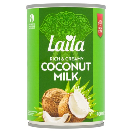 Laila Coconut Milk Rich & Creamy 400ml (Pack of 3)