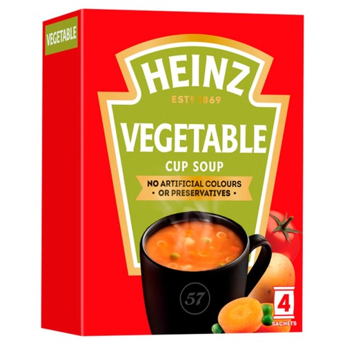 Heinz Vegetable Cup Soup 4 x 19g (Pack of 2)