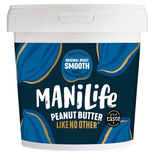 ManiLife Original Roast Smooth Peanut Butter 900g (Pack of 2)