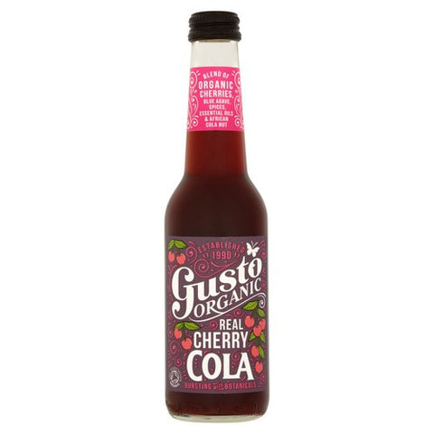 Gusto Organic Cherry Cola 275ml (Pack of 6)