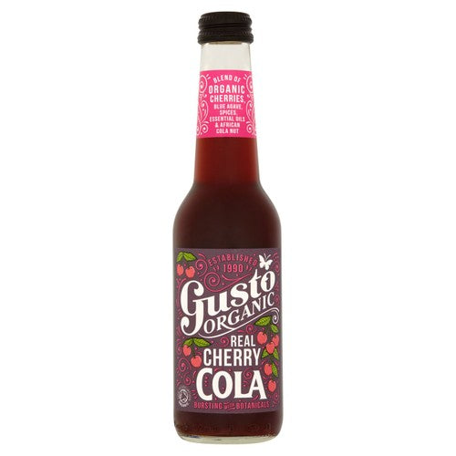 Gusto Organic Cherry Cola 275ml (Pack of 6)