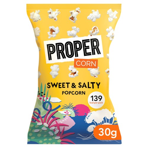 Propercorn Popcorn Sweet & Salty 30g (Pack of 6)