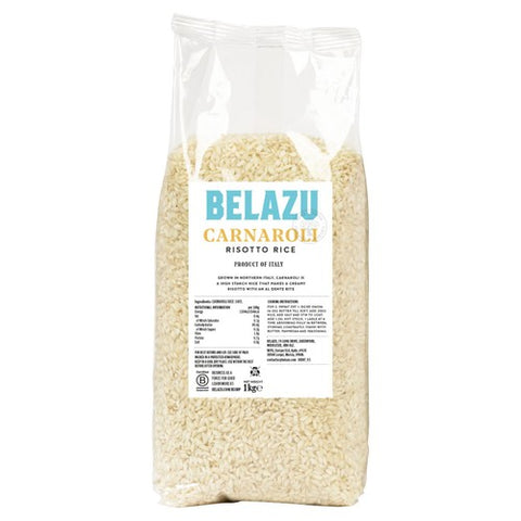 Belazu Carnaroli Risotto Rice 1kg (Pack of 3)