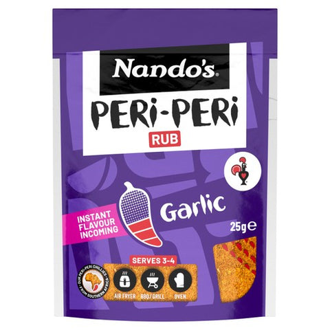 Nando's Garlic Seasoning Rub 25g (Pack of 2)