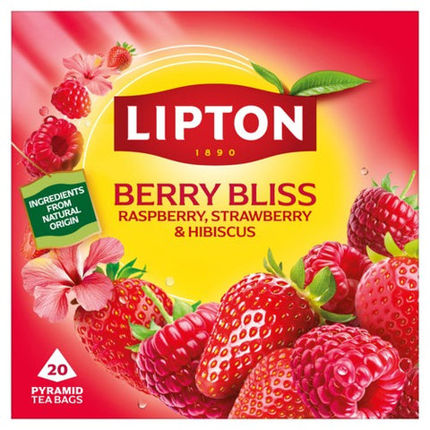 Lipton Fruit Tea Berry Bliss Tea Bags 20's (Pack of 3)