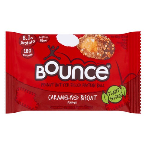Bounce Filled Caramelised Biscuit Protein Ball 40g (Pack of 3)