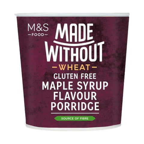 M&S Made Without Maple Syrup Flavour Porridge Pot 70g (Pack of 3)