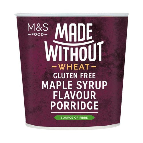 M&S Made Without Maple Syrup Flavour Porridge Pot 70g (Pack of 3)