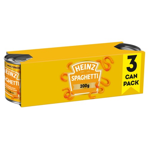 Heinz Triple Pack Spaghetti 3 x 200g (Pack of 2)