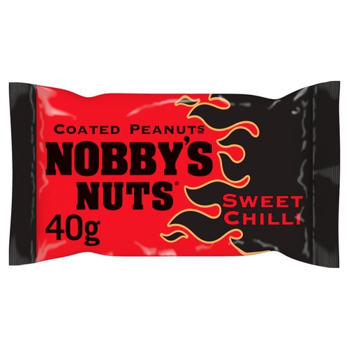 Nobby's Nuts Sweet Chilli Coated Peanuts 40g (Pack of 3)