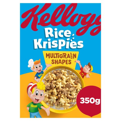 Kellogg's Rice Krispies Multi-Grain Shapes 350g (Pack of 3)