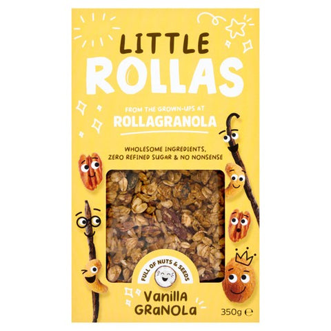 Rollagranola Little Rollas Pecan & Vanilla Kids Granola 350g (Pack of 3)