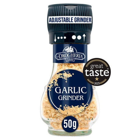 La Drogheria Garlic Granule Mill Adjustable Grinder 50g (Pack of 2)