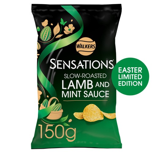 Walkers Sensations Lamb & Mint 150g (Pack of 3)