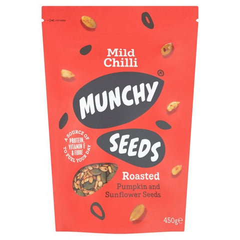 Munchy Seeds Mild Chilli 450g (Pack of 3)
