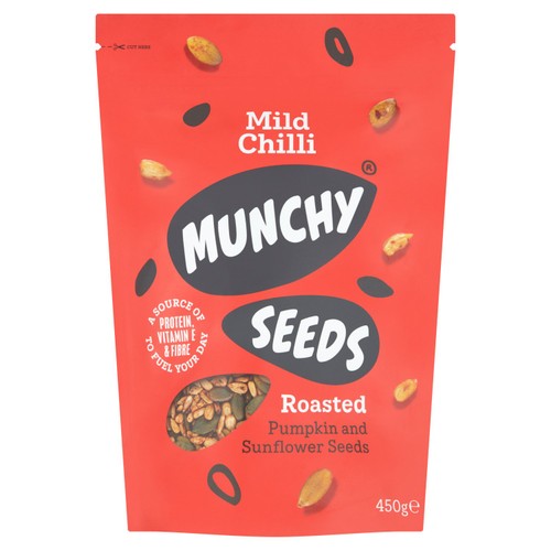 Munchy Seeds Mild Chilli 450g (Pack of 3)