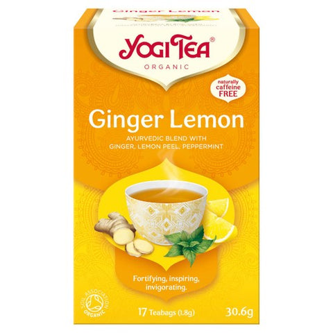 Yogi Tea Organic Ginger Lemon 17's (Pack of 3)