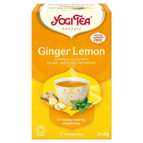 Yogi Tea Organic Ginger Lemon 17's (Pack of 3)