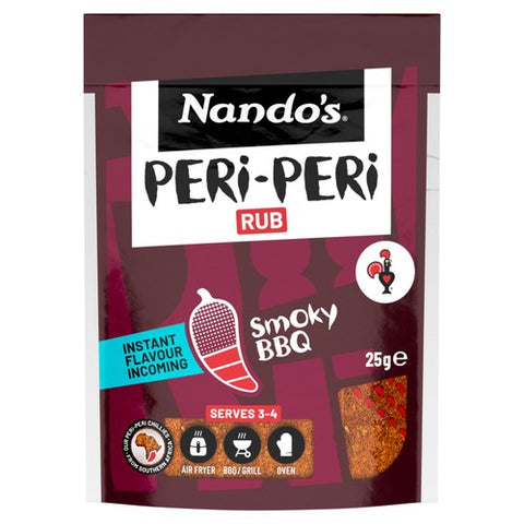 Nando's BBQ Seasoning Rub 25g (Pack of 2)