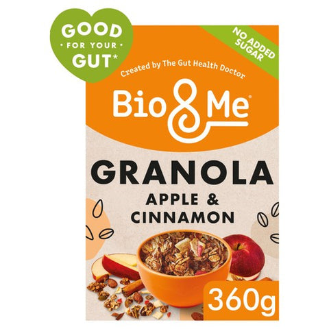 Bio&Me Apple & Cinnamon Prebiotic Granola 360g (Pack of 3)