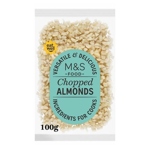 M&S Chopped Almonds 100g (Pack of 3)