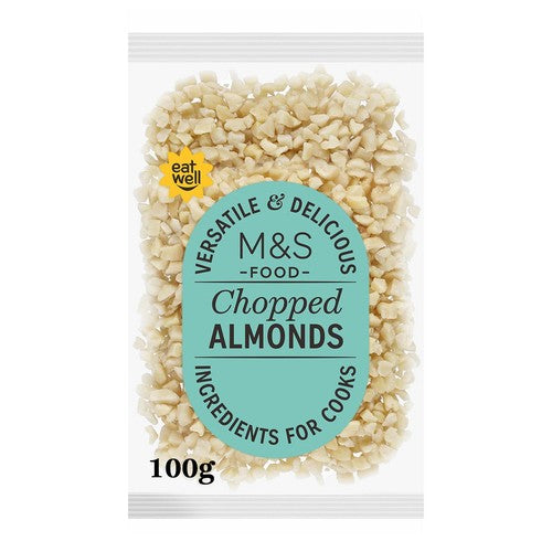 M&S Chopped Almonds 100g (Pack of 3)
