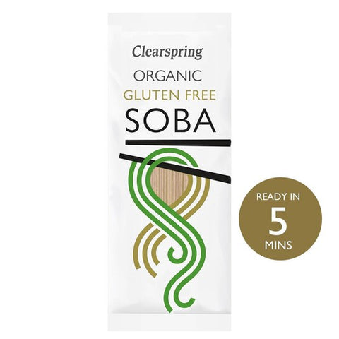 Clearspring Wheat Free Organic Soba Buckwheat Noodles 200g (Pack of 3)