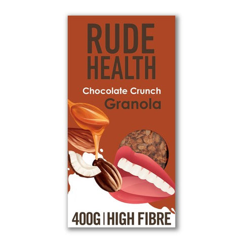 Rude Health Chocolate Crunch Granola 400g (Pack of 3)