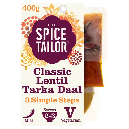 The Spice Tailor Lentil Tarka Daal Curry Meal Kit 400g (Pack of 2)