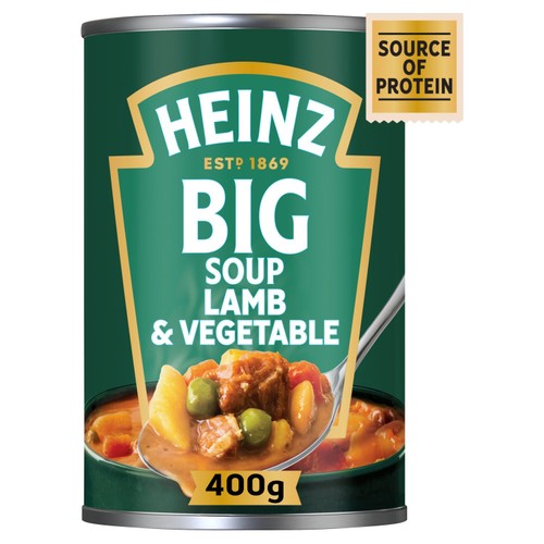 Heinz Lamb & Vegetable Chunky Big Soup 400g (Pack of 2)